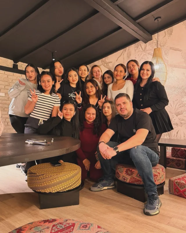 Christmas is warmest when celebrated together as family ❤️🎄 This is the full RaMi Spa fam & we are grateful for our journey together 🫶🏼