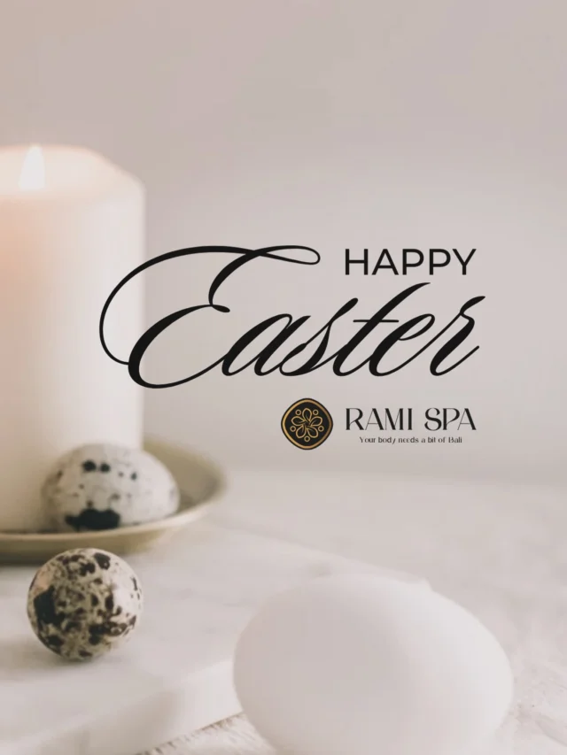 Take a moment to slow down this Easter 🙏🏼
May your days be filled with calm, balance, and well-deserved relaxation.
The RaMi Spa team is here to help you recharge and feel your best.
Wishing you a beautiful and peaceful Easter ✨